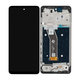 Motorola Moto G24, G24 Power - LCD Kijelző + Érintőüveg + Keret (Black) - 5D68C23810 Genuine Service Pack
