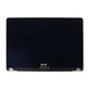 Apple MacBook Air 15" M2 A2941 (2023), M3 A3114 (2024) - LCD Kijelző + Előlapi Üveg + Fedőlap (Space Gray) Refurbished
