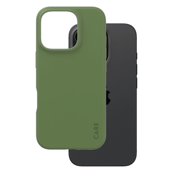 Fearlessly tok iPhone 16 Pro készülékhez, Zöld, CARE