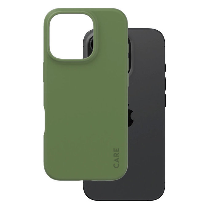 Fearlessly tok iPhone 16 Pro készülékhez, Zöld, CARE
