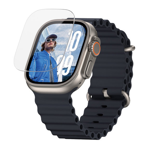 Edzett üveg Apple Watch Ultra 2024/Ultra 2/Ultra készülékhez, Átlátszó, PanzerGlass