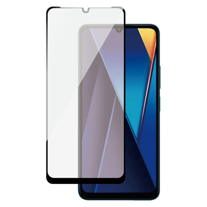 Edzett üveg UWF Xiaomi Redmi 13C 5G készülékhez, Fekete, SAFE by PanzerGlass