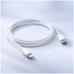 FixPremium - Kábel Lightning/USB-C, 1.5m, fehér