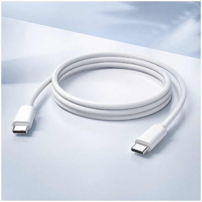 FixPremium - Kábel USB-C/USB-C, 1.5m, fehér