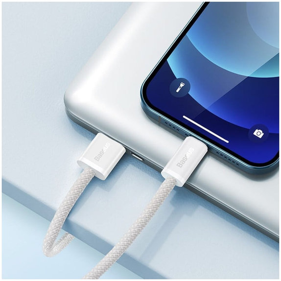 Baseus - Kábel Lightning/USB, 1.5m, fehér