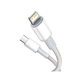 Baseus - Kábel Lightning/USB-C, 1.5m, fehér