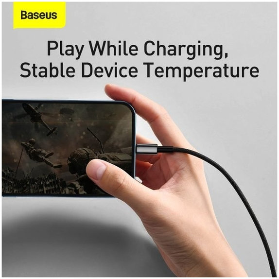 Baseus - Kábel Lightning/USB, 1.5m, fekete