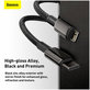 Baseus - Kábel Lightning/USB-C, 1.5m, fekete