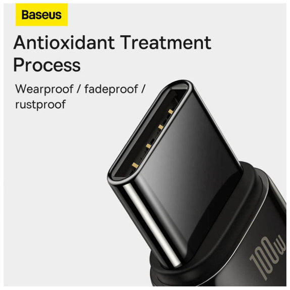 Baseus - Kábel USB-C/USB, 1.5m, fekete