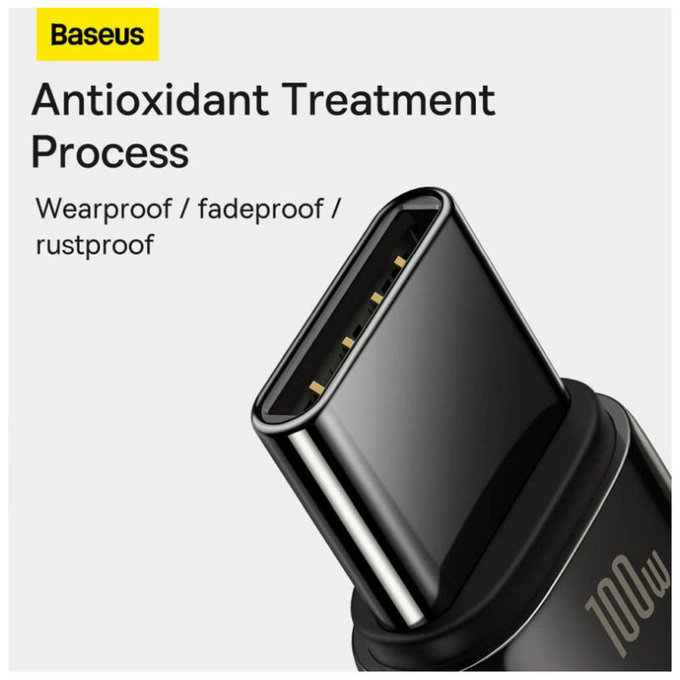 Baseus - Kábel USB-C/USB, 1.5m, fekete
