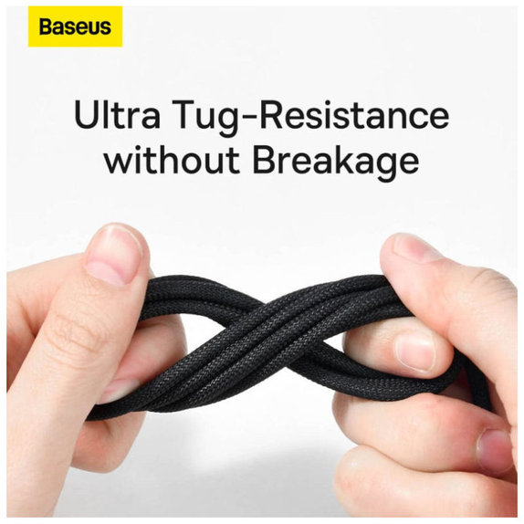 Baseus - Kábel USB-C/USB, 1.5m, fekete