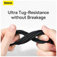 Baseus - Kábel USB-C/USB, 1.5m, fekete
