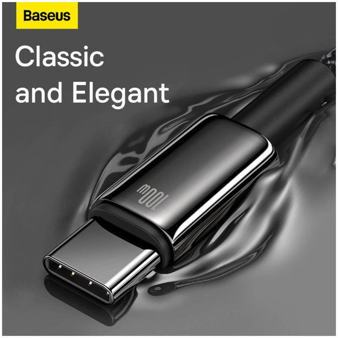Baseus - Kábel USB-C/USB, 1.5m, fekete