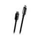 Baseus - Kábel USB-C/USB-C, 1.5m, fekete