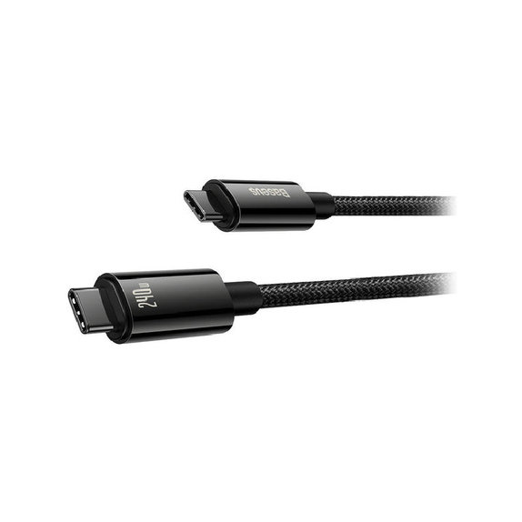 Baseus - Kábel USB-C/USB-C, 1.5m, fekete