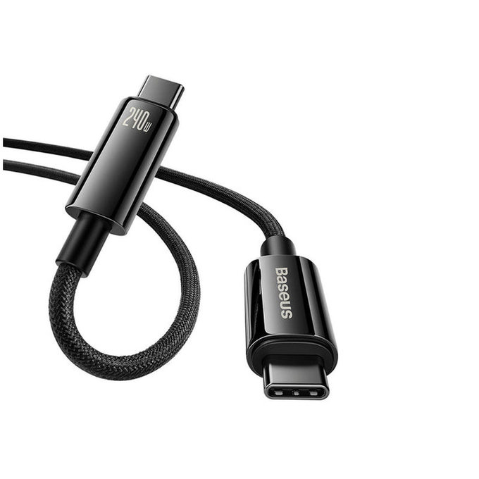 Baseus - Kábel USB-C/USB-C, 1.5m, fekete