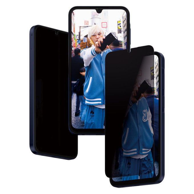 Edzett üveg UWF Privacy applikátorral Samsung Galaxy A15/A15 5G készülékhez, Fekete, PanzerGlass