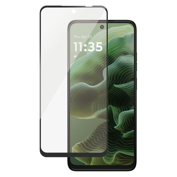 Edzett üveg Motorola Moto G35 készülékhez, Fekete, SAFE by PanzerGlass