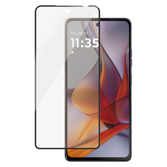 Edzett üveg UWF Motorola Moto G75 5G készülékhez, Fekete, PanzerGlass