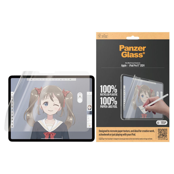 GraphicPaper UWF védőfólia iPad Pro 11'' készülékhez, Átlátszó, PanzerGlass