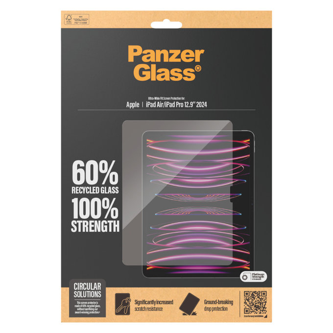 Edzett üveg UWF iPad Air 13"/Pro 13" készülékhez, Átlátszó, PanzerGlass