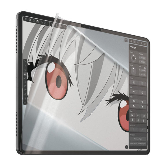 GraphicPaper UWF védőfólia iPad Air 13"/Pro 13" készülékhez, Átlátszó, PanzerGlass