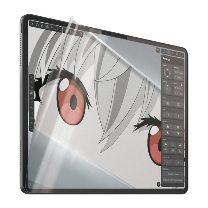 GraphicPaper UWF védőfólia iPad Air 13"/Pro 13" készülékhez, Átlátszó, PanzerGlass