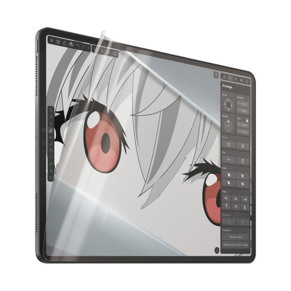 GraphicPaper UWF védőfólia iPad Pro 12,9" készülékhez, Átlátszó, PanzerGlass