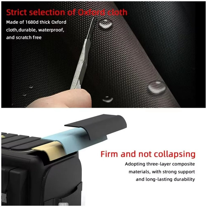 Tárolótáska/-doboz autó csomagtartójába 70L - 60x30x30cm