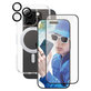 Bundle Hoops Ceramic + UWF Ceramic edzett üveg + Kickstand tok iPhone 16 Pro készülékhez, CARE