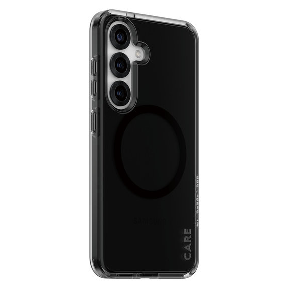 Tok Smokey fekete QI-val Samsung Galaxy S25 készülékhez, Fekete, PanzerGlass