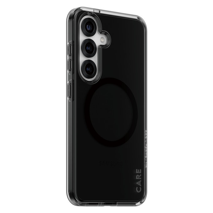 Tok Smokey fekete QI-val Samsung Galaxy S25 készülékhez, Fekete, PanzerGlass
