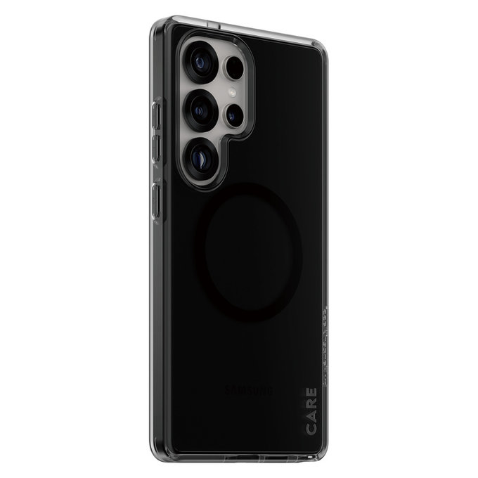 Tok Smokey fekete QI-val Samsung Galaxy S25 Ultra készülékhez, Fekete, PanzerGlass