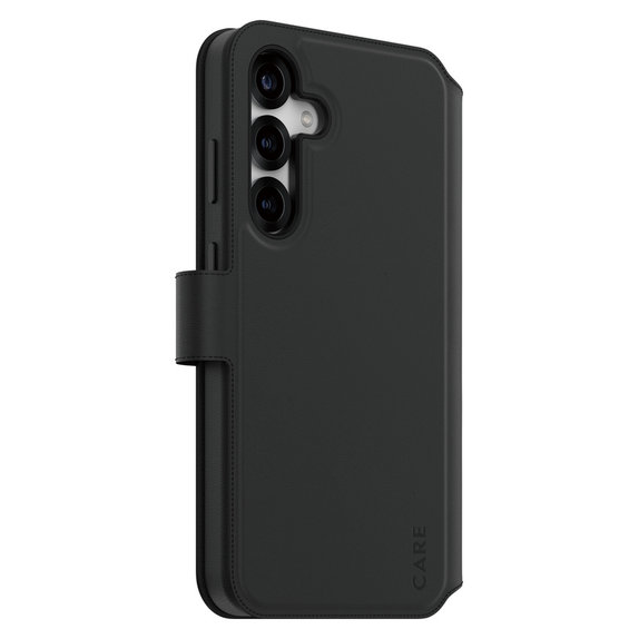 Tok Wallet Tango Two-In-One QI-val Samsung Galaxy S25+ készülékhez, Fekete, PanzerGlass