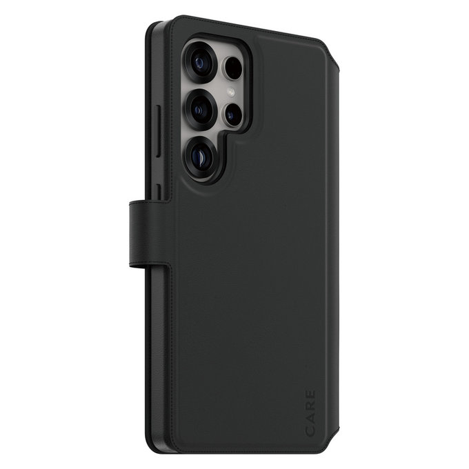 Tok Wallet Tango Two-In-One QI-val Samsung Galaxy S25 Ultra készülékhez, Fekete, PanzerGlass