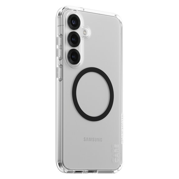 Tok Urban Combat fekete QI-val Samsung Galaxy S25+ készülékhez, Átlátszó, PanzerGlass
