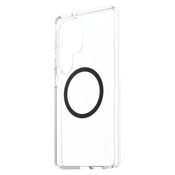 Tok Urban Combat fekete QI-val Samsung Galaxy S25 Ultra készülékhez, Átlátszó, PanzerGlass
