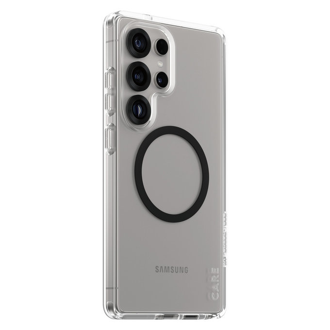 Tok Urban Combat fekete QI-val Samsung Galaxy S25 Ultra készülékhez, Átlátszó, PanzerGlass