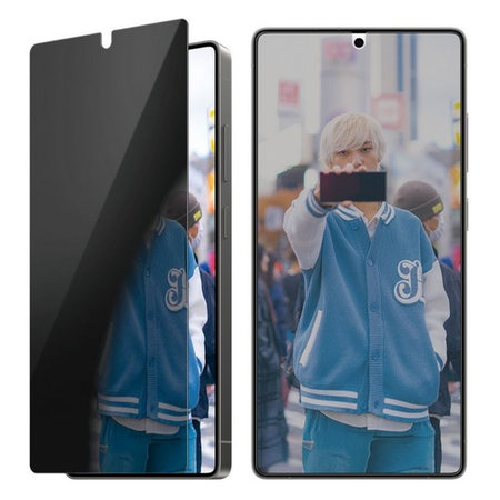 PanzerGlass - Edzett Üveg UWF Privacy az applikátorral - Samsung Galaxy S25 Ultra, transparent