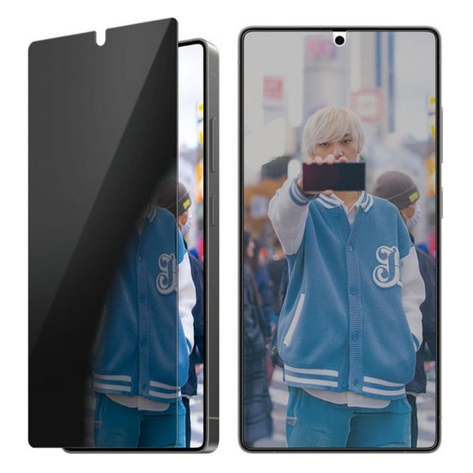 PanzerGlass - Edzett Üveg UWF Privacy az applikátorral - Samsung Galaxy S25 Ultra, transparent