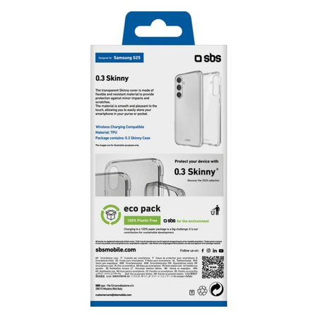 SBS - Tok Skinny - Samsung Galaxy S25, transparent