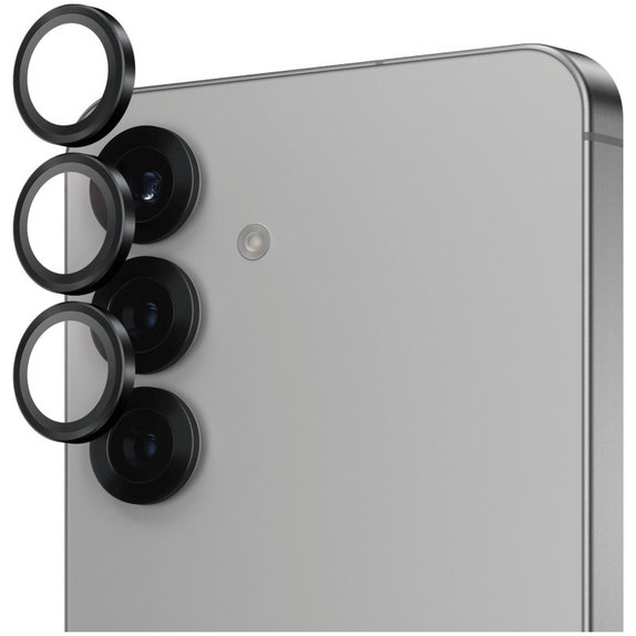 Hoops Kameralencse-védő Samsung S25 készülékhez, Fekete, PanzerGlass