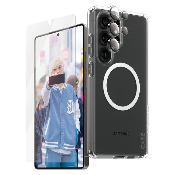 Bundle 3 az 1-ben Samsung Galaxy S25 Ultra készülékhez, PanzerGlass