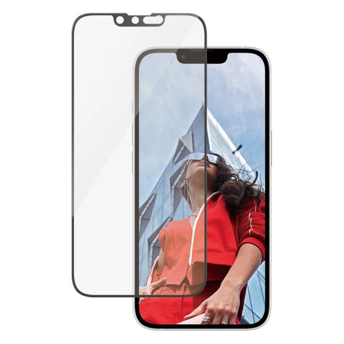 UWF edzett üveg applikátorral iPhone 17e/16e/14/13/13 Pro készülékhez, Fekete, PanzerGlass