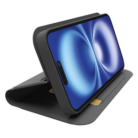 SBS - Tok Book Wallet Smooth - iPhone 16e, fekete