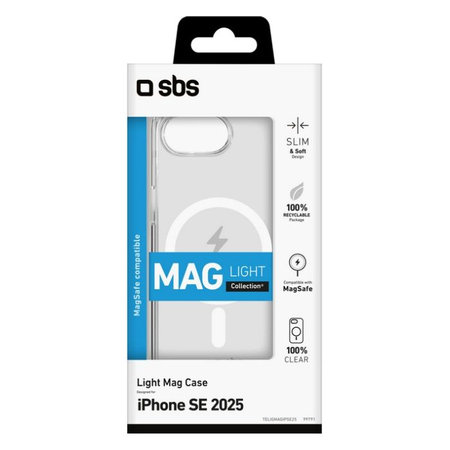SBS - Tok Light Mag - iPhone 16e, transparent