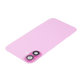 Apple iPhone 16 - Hátsó üveg + Kamera lencse + Fémlemez + Magsafe mágnes (Pink)