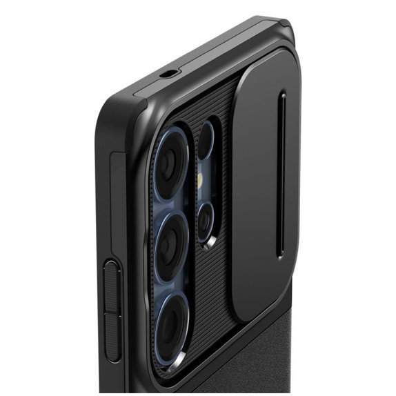 Spigen - Tok Optik Armor - Samsung Galaxy S25 Ultra, fekete