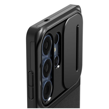 Spigen - Tok Optik Armor - Samsung Galaxy S25 Ultra, fekete