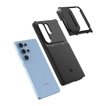 Spigen - Tok Optik Armor - Samsung Galaxy S25 Ultra, fekete
